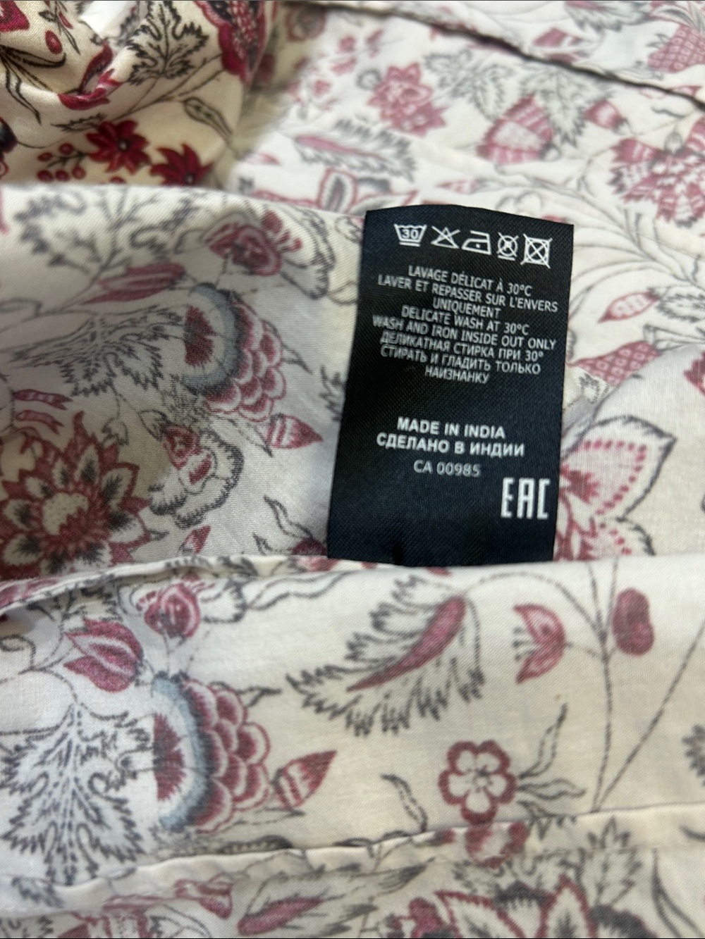 Isabel Marant Cream Blouse with Rose Floral Print - Picture 6 of 6